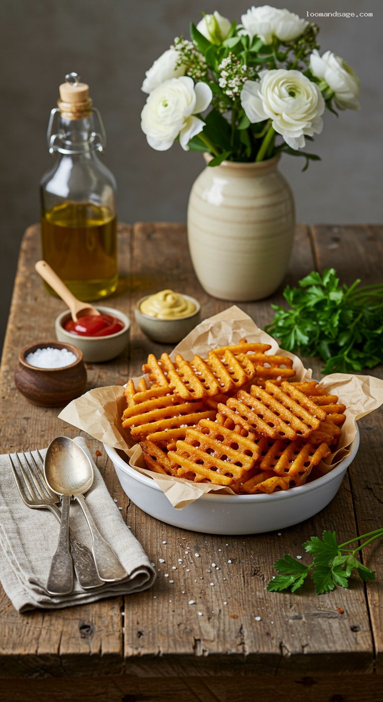 Crispy Chick‑fil‑A Style Waffle Fries