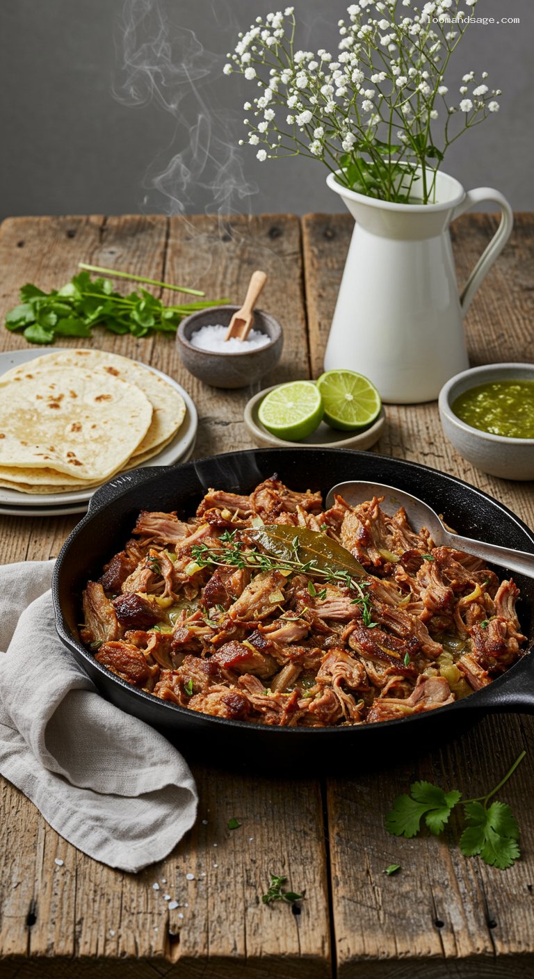 Crispy Chipotle-Style Carnitas (Pork Shoulder)