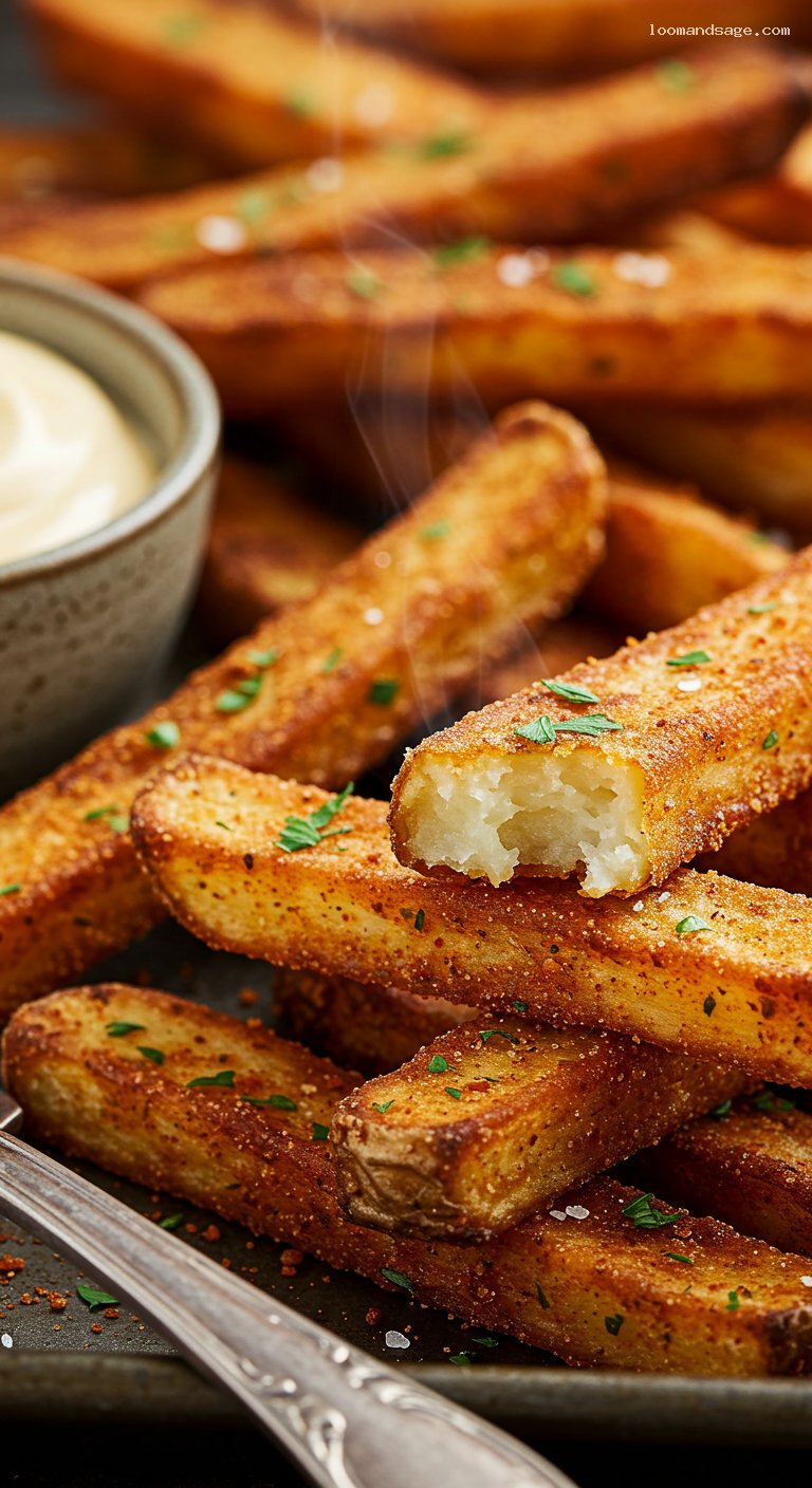 Crispy Paprika-Seasoned Fries (Rally’s-Style) – Closeup