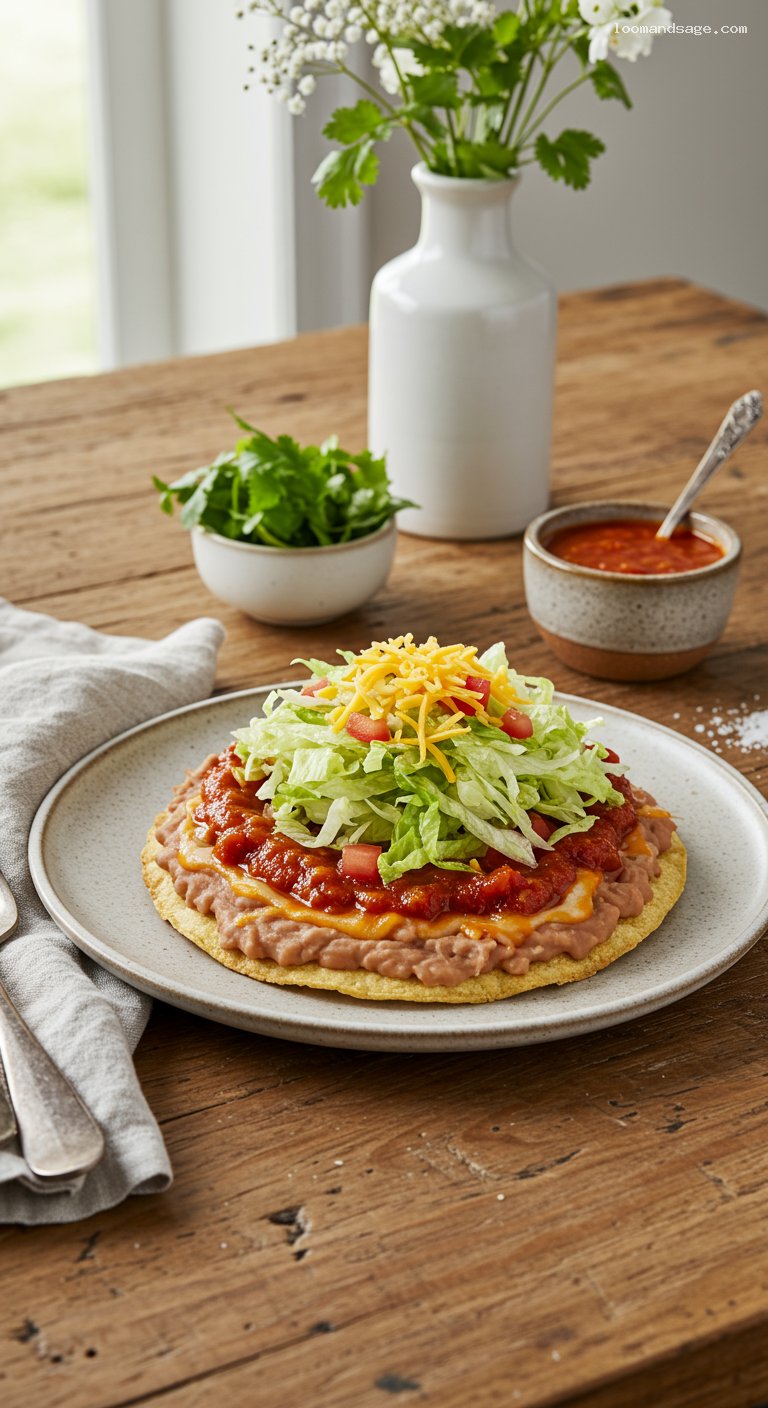 Crunchtada Tostada Copycat with Melty Edges