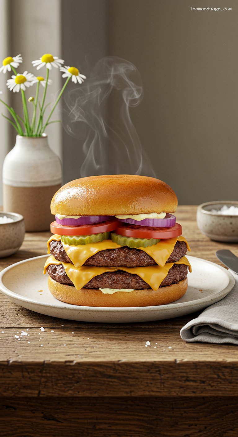 Culver’s-Style ButterBurger with Wisconsin Cheese