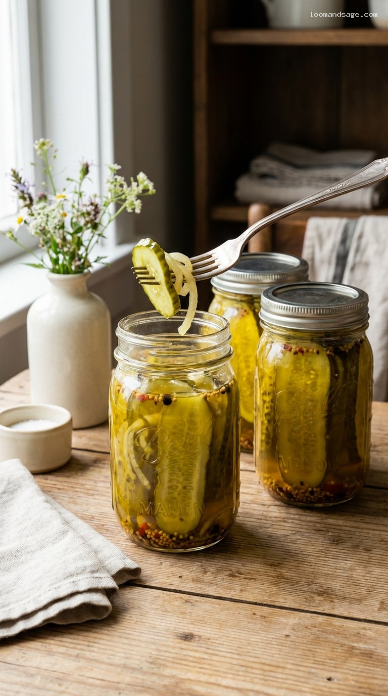 Easy Refrigerator Bread and Butter Pickles