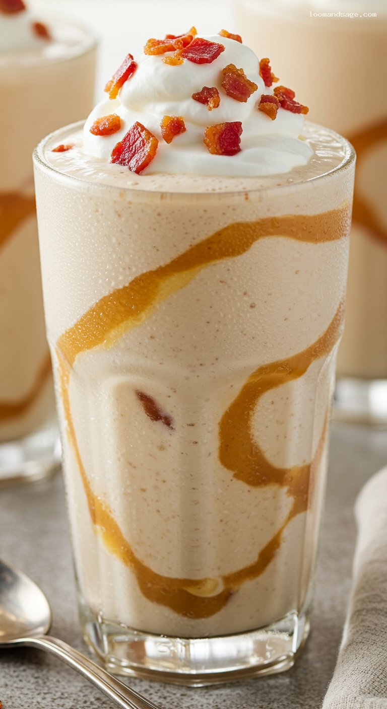 Five Guys-Style Bacon Milkshake Recipe – Closeup