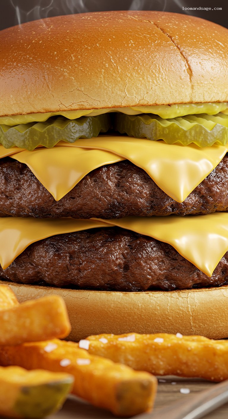 Freddy’s Original Double Steakburger Copycat Recipe – Closeup