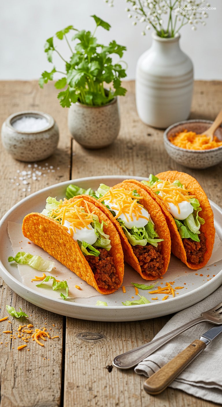 Homemade Doritos Locos Tacos (Copycat Recipe)
