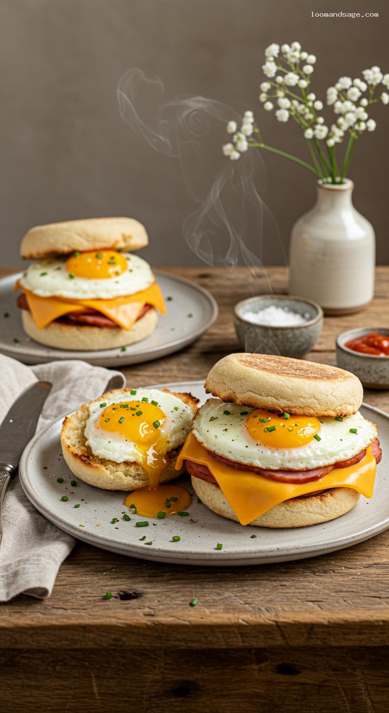 Homemade Egg McMuffin Copycat Recipe