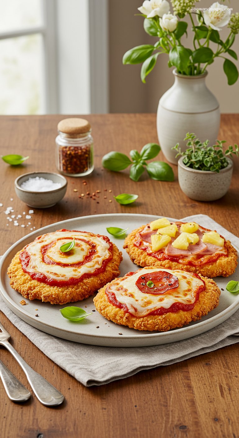 Homemade KFC Chizza With Crispy Chicken Crust