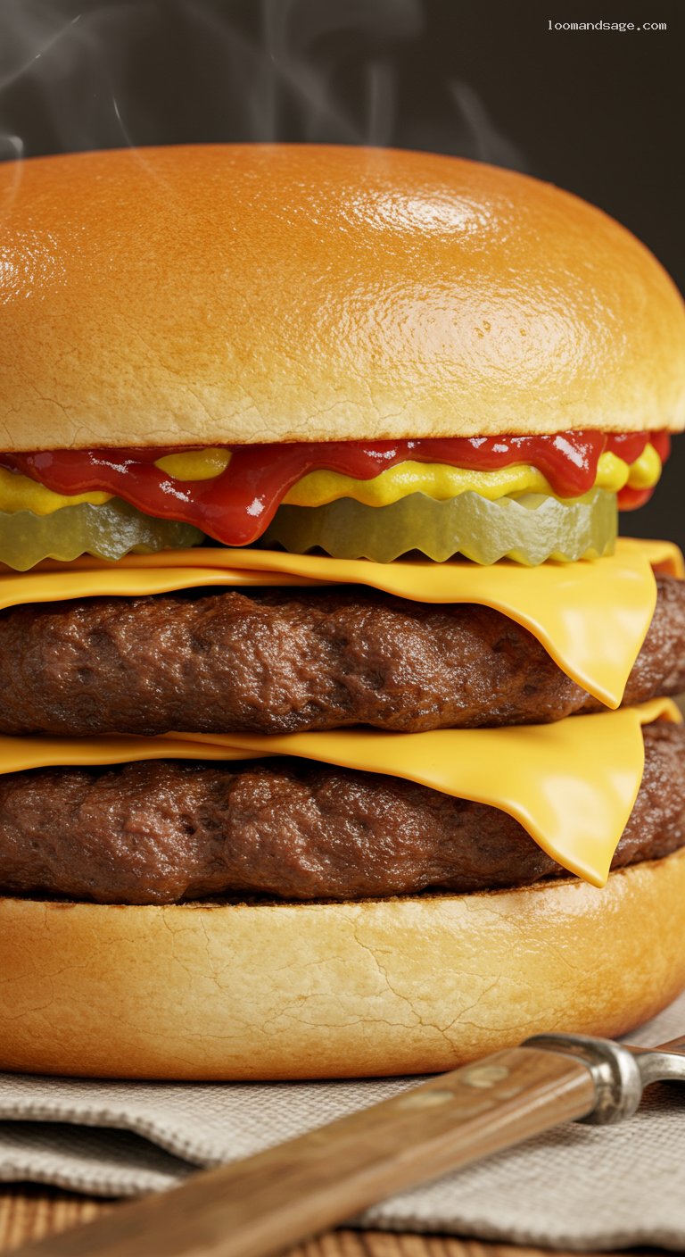 Homemade McDouble Copycat Recipe – Closeup