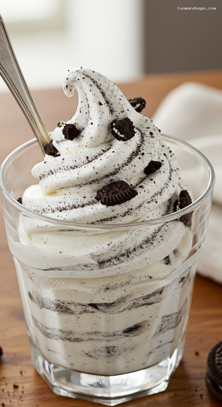 Homemade Oreo McFlurry Copycat Recipe – Closeup