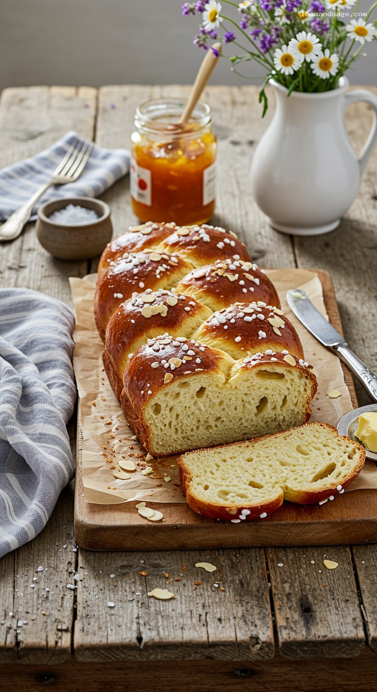 Hungarian Braided Sweet Bread (Fonott Kalács)