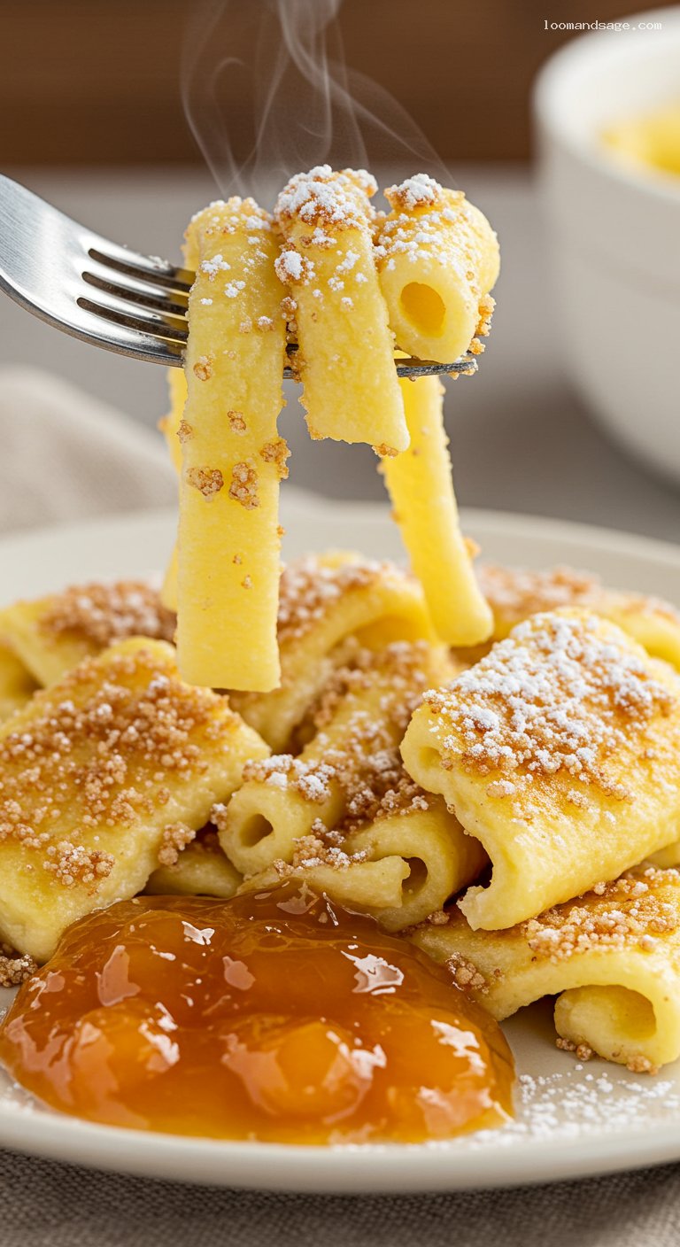 Hungarian Grízes Tészta: Buttery Semolina Noodles – Closeup