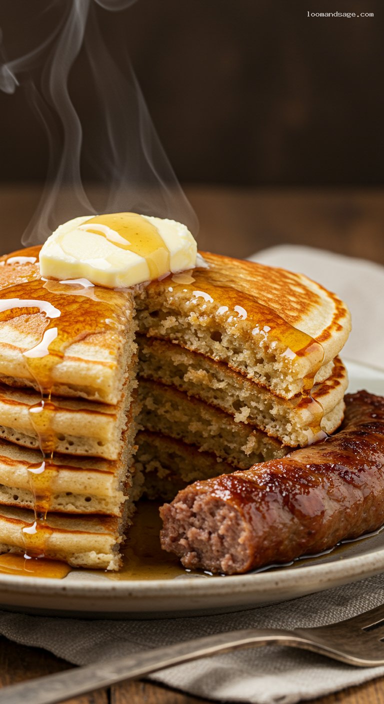 McDonald’s Hotcakes and Sausage Copycat Recipe – Closeup