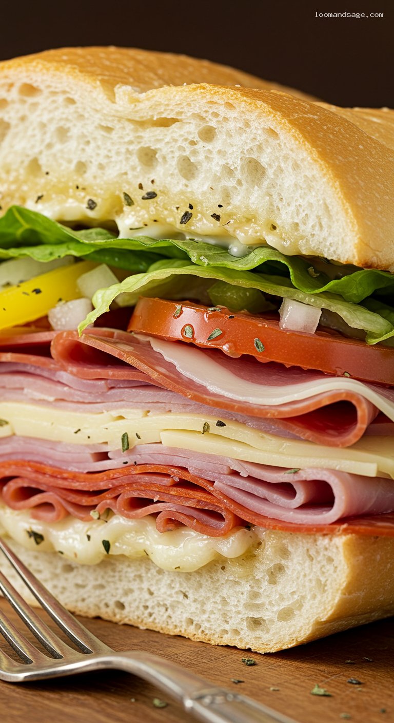 Original Italian Sub (Jersey Mike’s Copycat) – Closeup