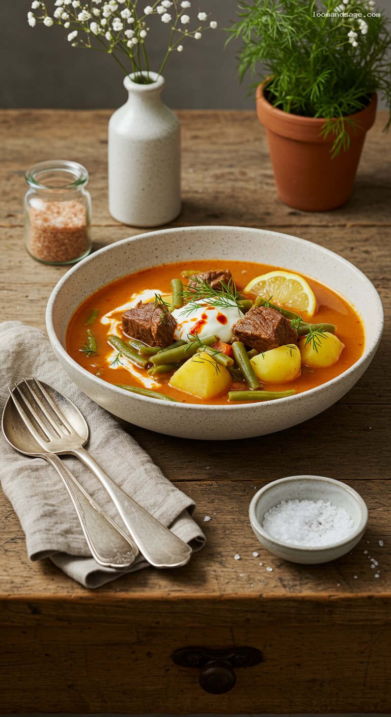 Palócleves: Light Dill-Scented Green Bean Soup