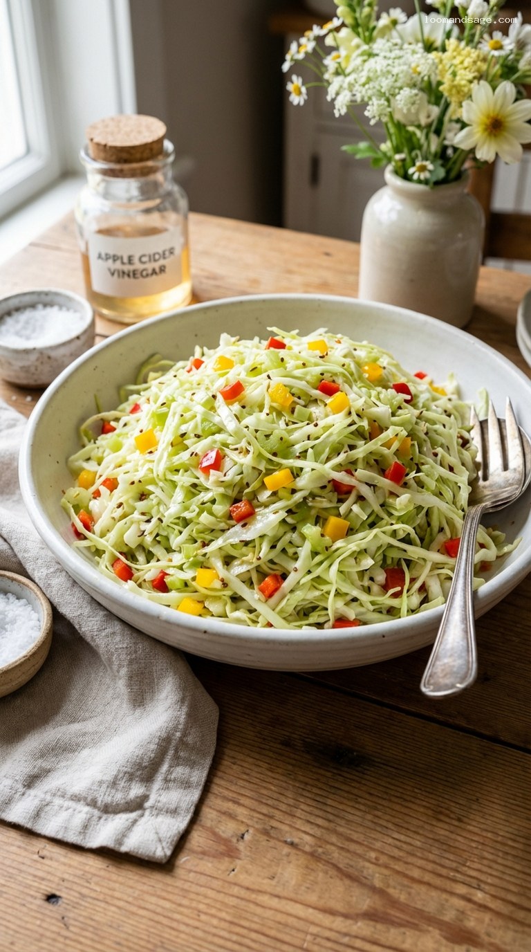 Pennsylvania Dutch Pepper Cabbage Slaw