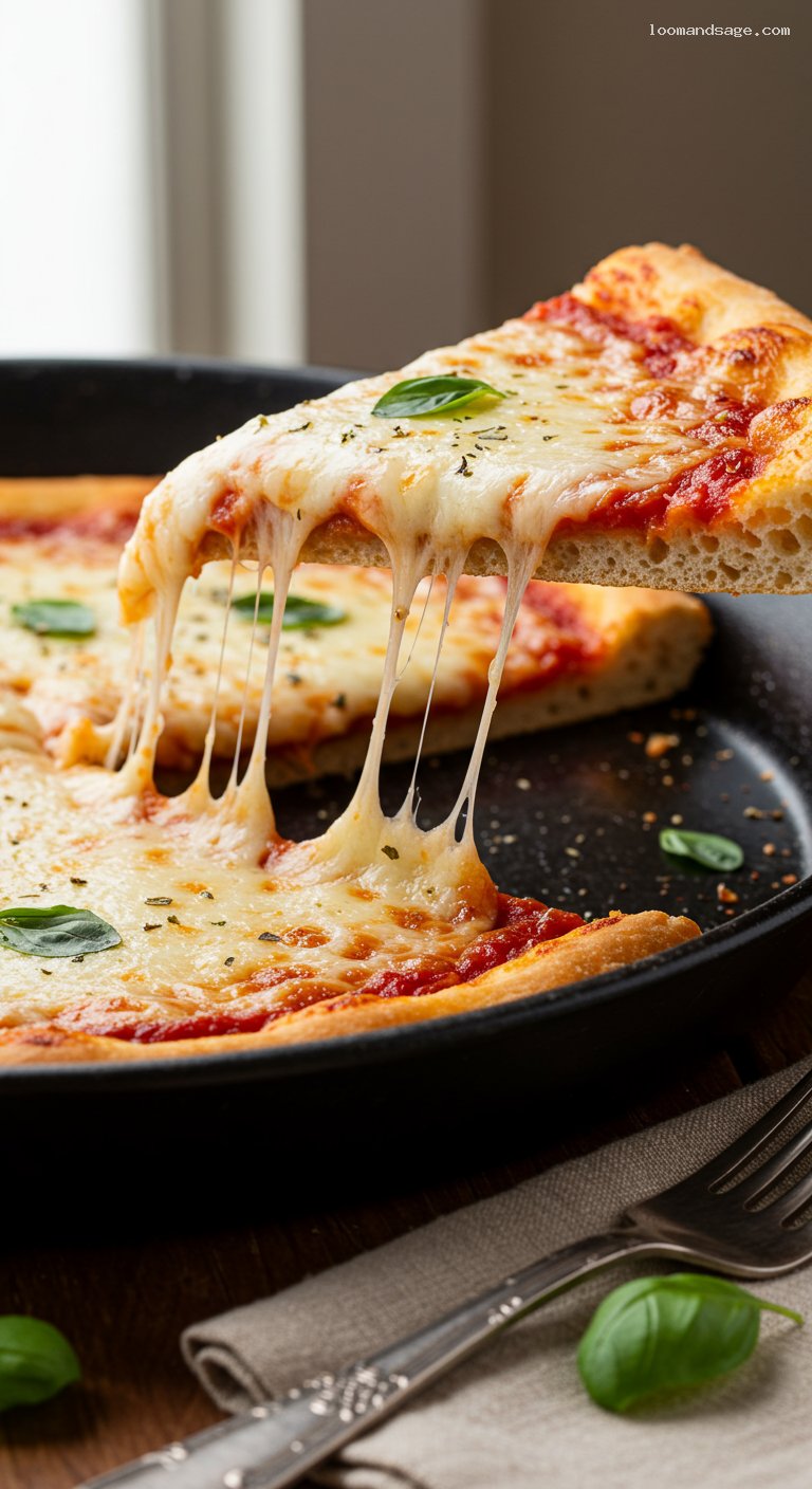 Pizza Hut Original Pan Pizza Copycat Recipe – Closeup