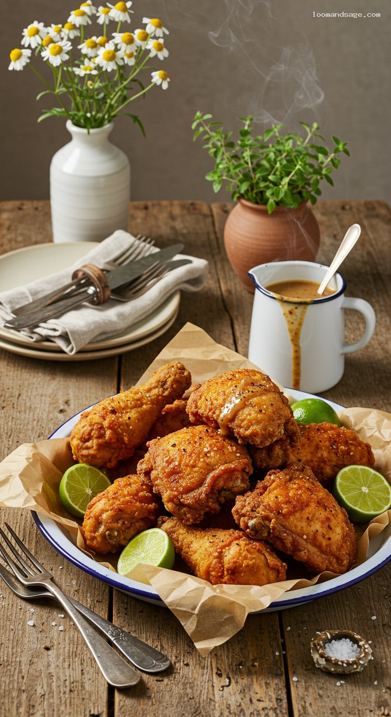 Pollo Campero-Style Fried Chicken with Citrus-Garlic Marinade
