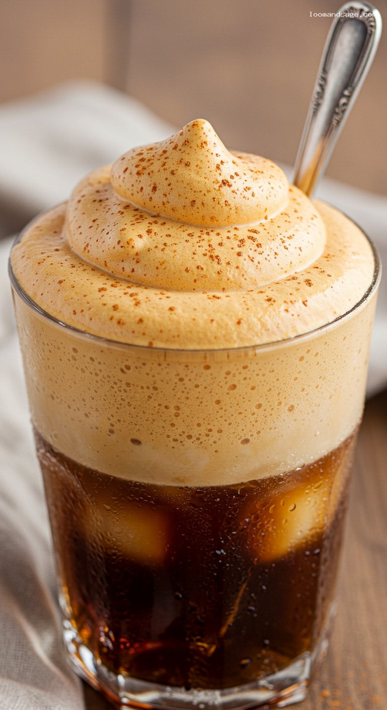 Pumpkin Cream Cold Brew (Starbucks Copycat) – Closeup