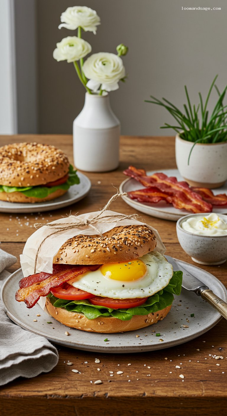 Tim Hortons Bagel BELT Copycat Sandwich Recipe