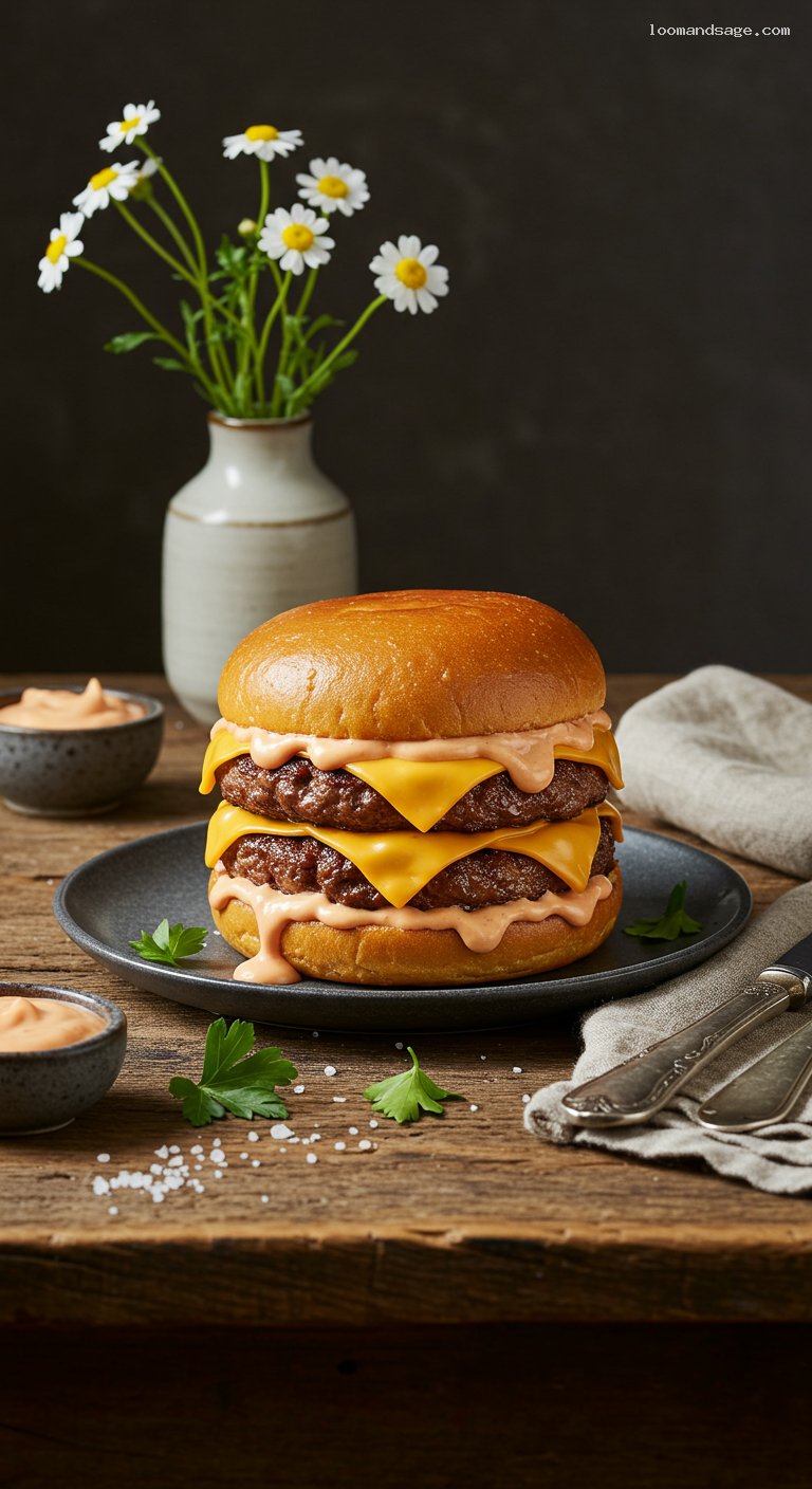 Ultimate Cheeseburger Copycat with Double Patties and Cheese