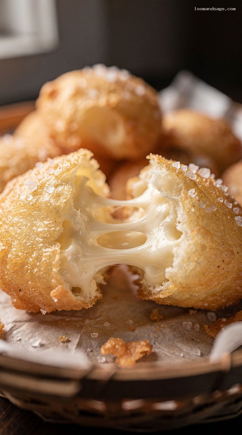 Copycat A&W Fried White Cheddar Cheese Curds Recipe – Closeup