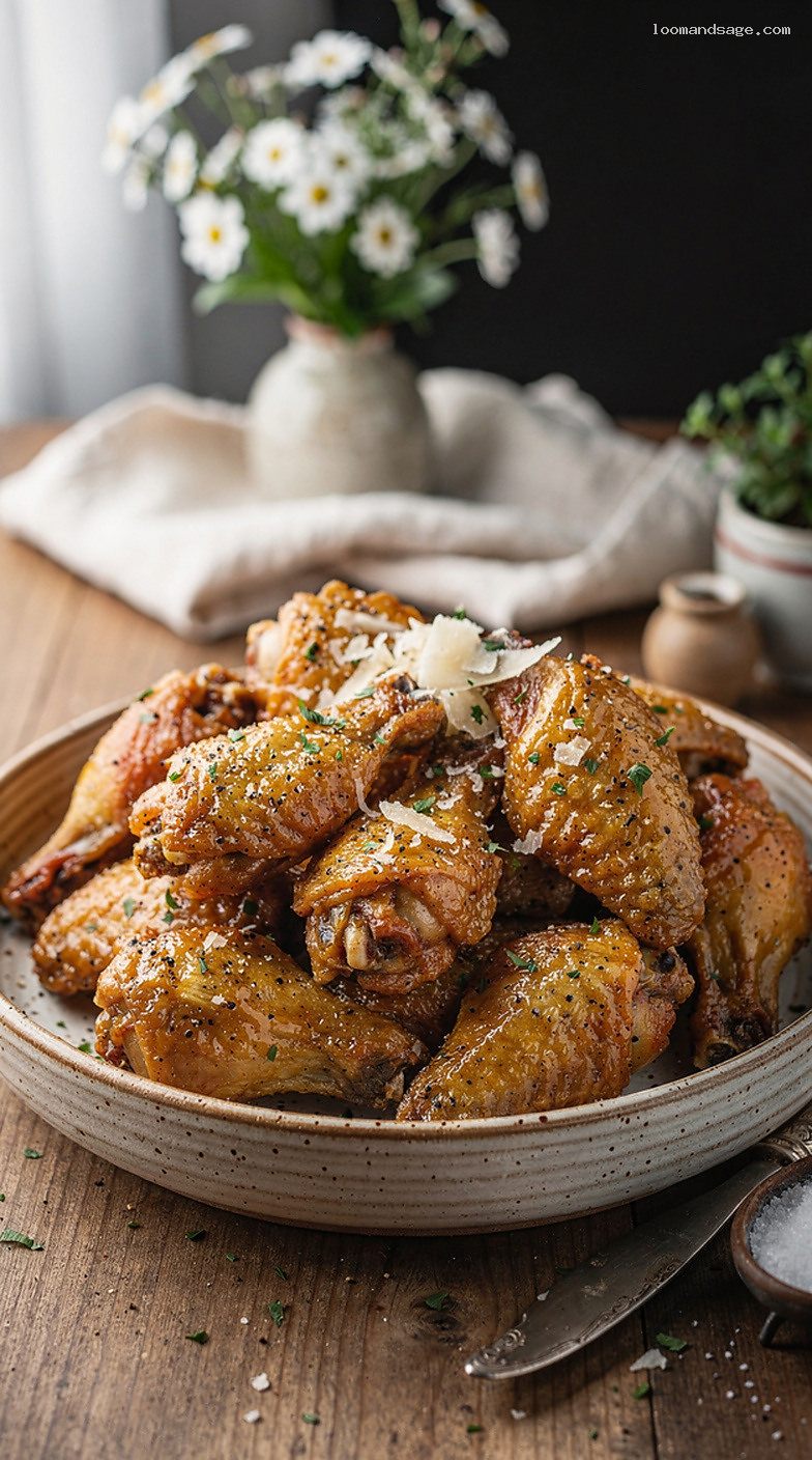 Copycat Buffalo Wild Wings Parmesan Garlic Wings Recipe