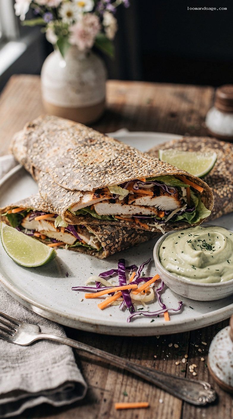 Copycat Chick-fil-A Cool Wrap With Avocado Lime Ranch