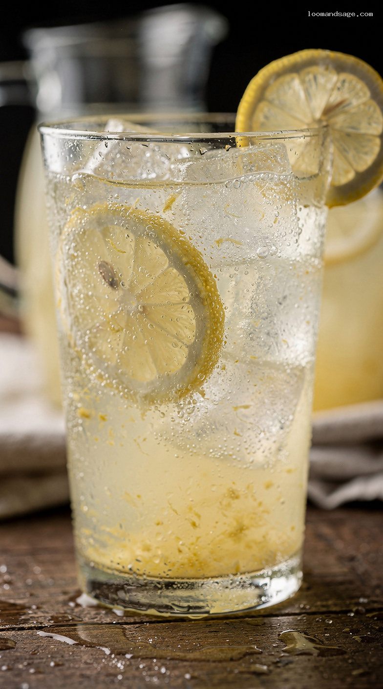 Copycat Chick-fil-A Lemonade With Fresh Lemons and Cane Sugar – Closeup