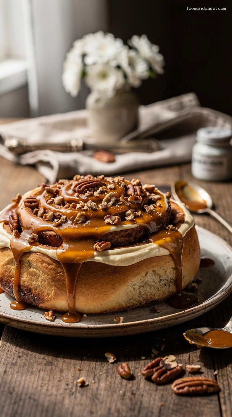 Copycat Cinnabon Caramel Pecanbon Cinnamon Rolls