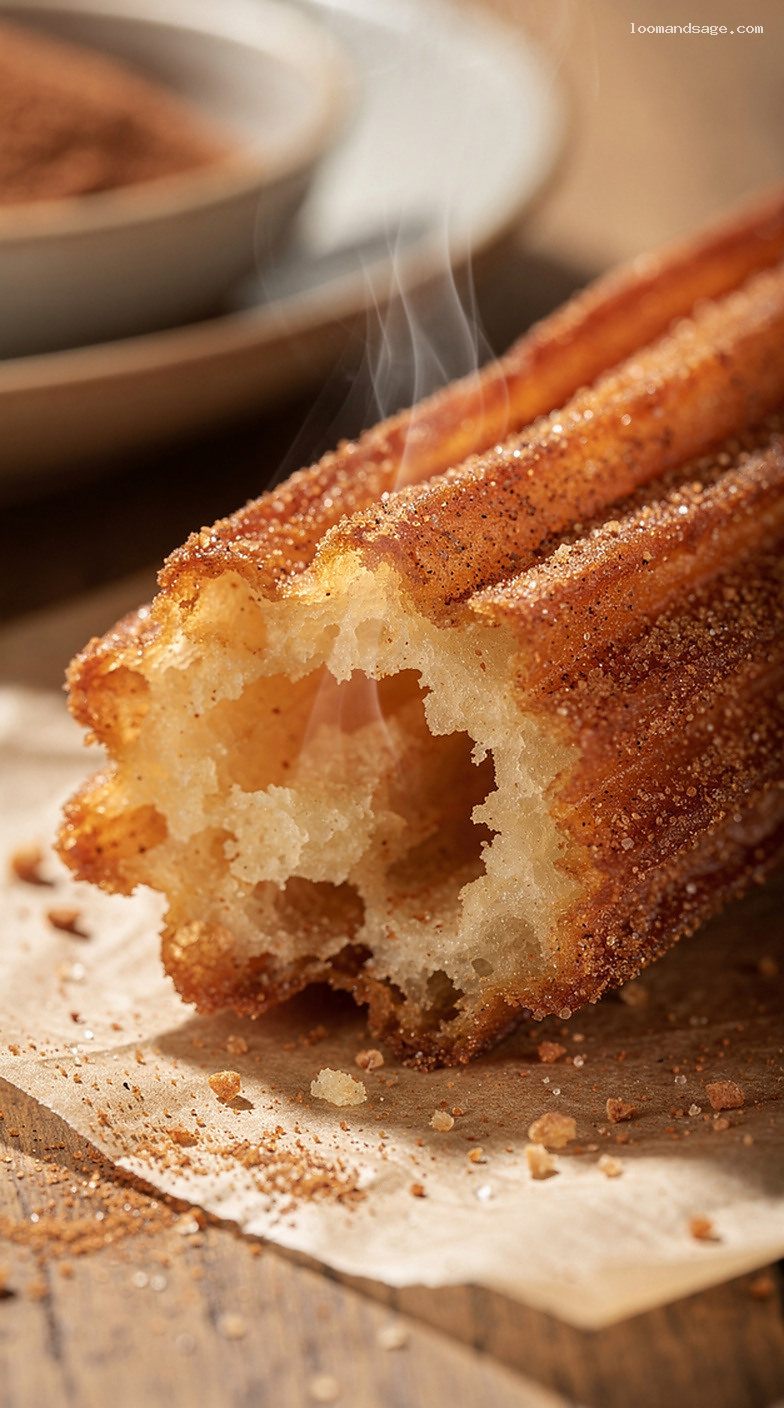 Copycat Costco Food Court Churros With Cinnamon Sugar – Closeup