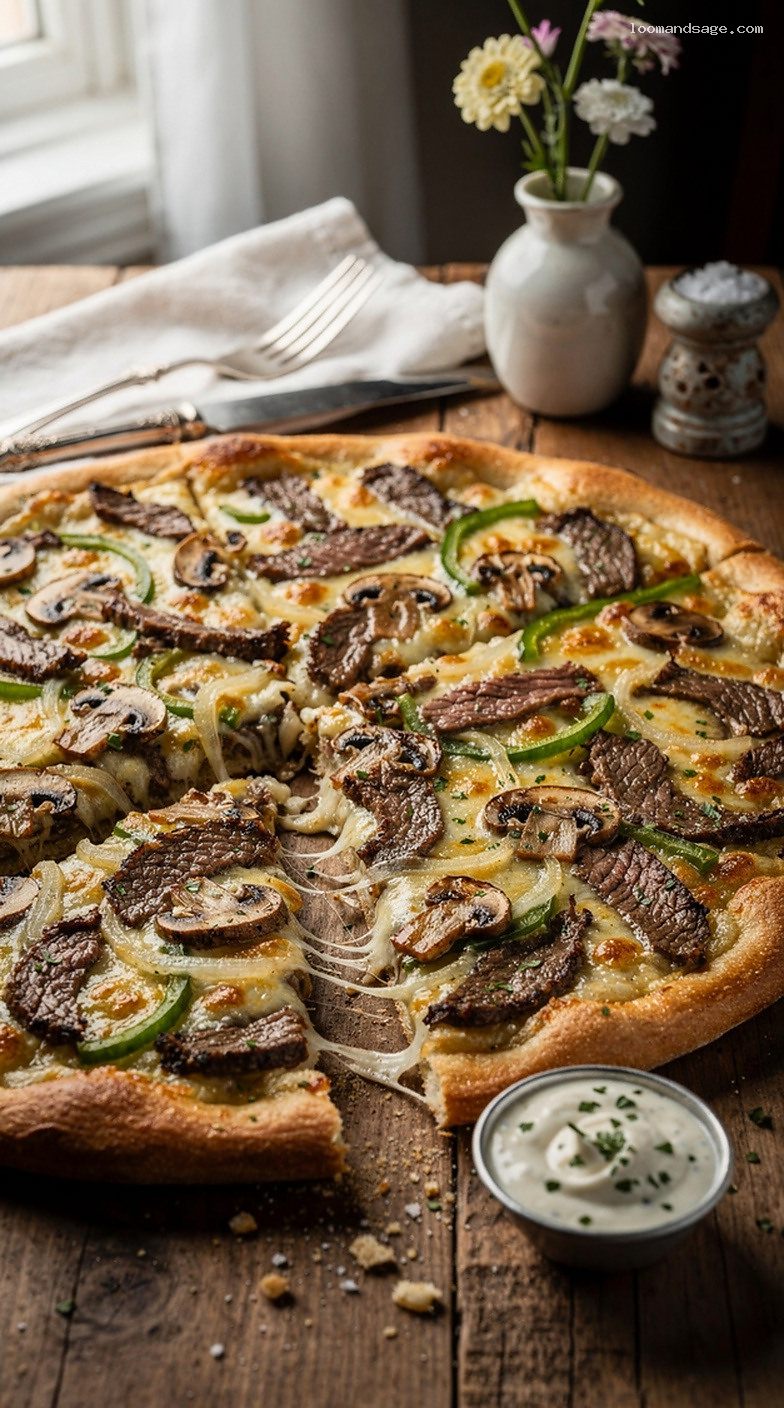 Copycat Domino’s Philly Cheesesteak Pizza Recipe