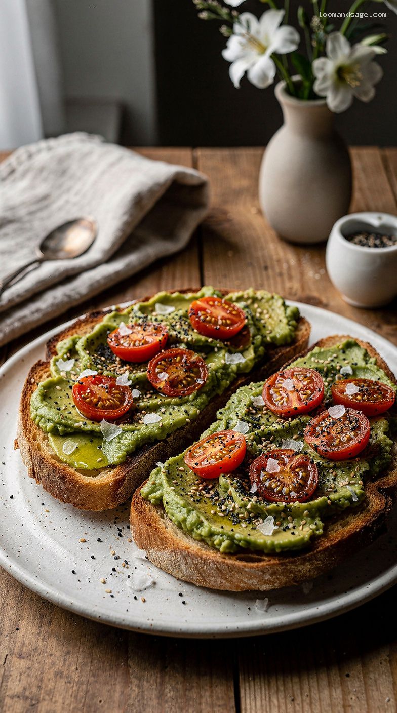 Copycat Dunkin’ Avocado Toast on Sourdough with Everything Seasoning