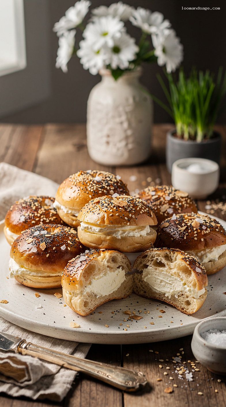 Copycat Dunkin’ Everything Stuffed Bagel Minis Recipe