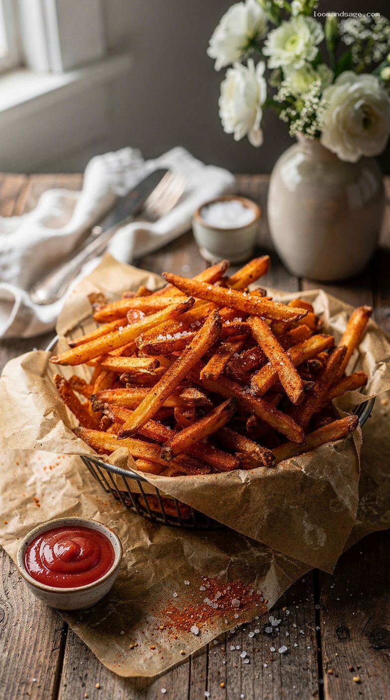 Copycat KFC Secret Recipe Fries With Paprika Garlic Seasoning