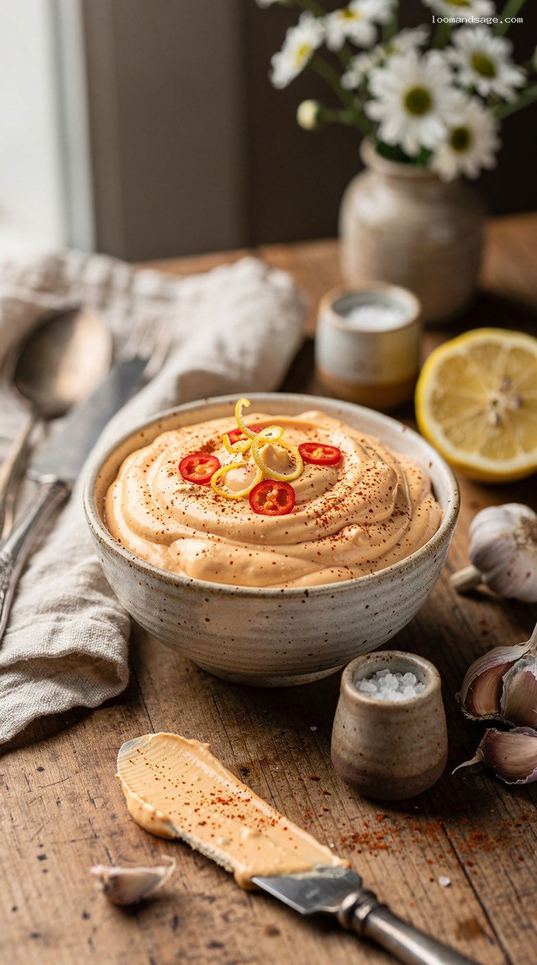 Copycat Nando’s Perinaise Peri-Peri Mayo with Lemon and Garlic