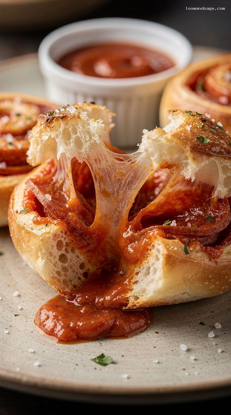 Copycat Papa John’s Pepperoni Papa Bites Recipe – Closeup