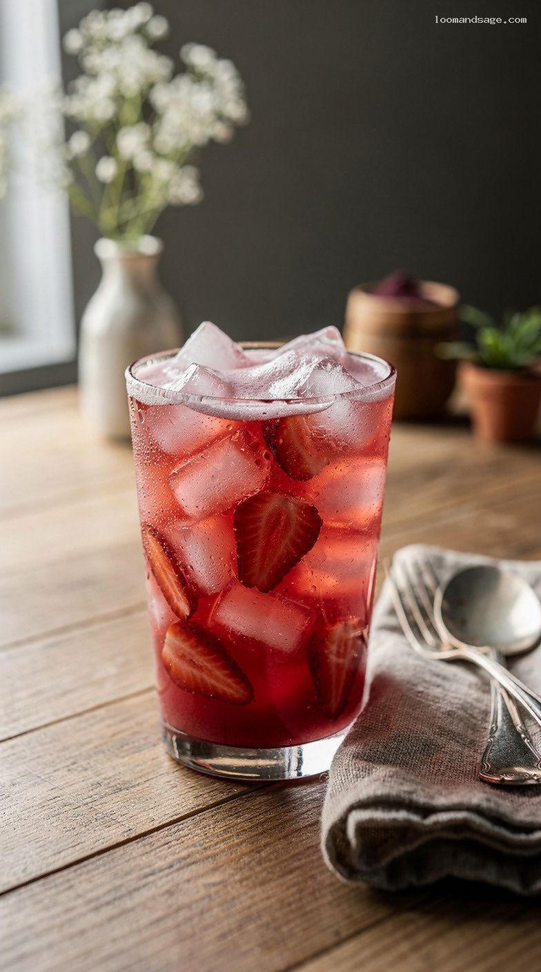 Copycat Starbucks Strawberry Açaí Refresher with Lime and Berries