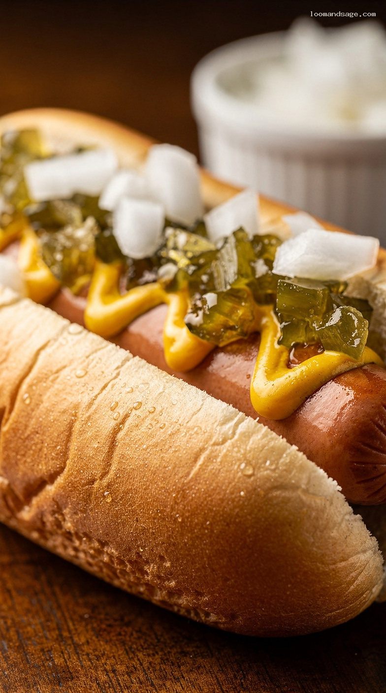 Costco Food Court Hot Dog Copycat Recipe – Closeup