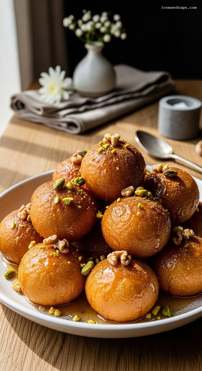 Crispy Greek Loukoumades with Warm Honey Syrup