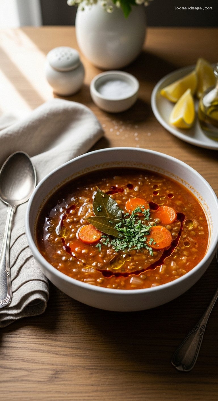 Easy Greek Lentil Soup (Fakes) Recipe