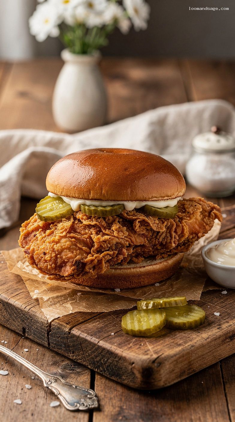 Extra-Crispy Copycat KFC Chicken Sandwich Recipe