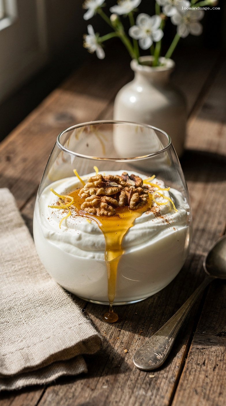 Greek Yogurt with Honey and Walnuts Recipe