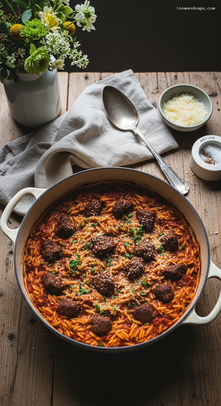 Greek Youvetsi with Beef or Lamb and Orzo