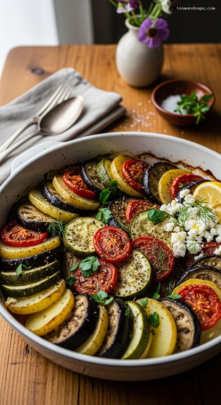 Hearty Mediterranean Briam Roasted Vegetable Medley