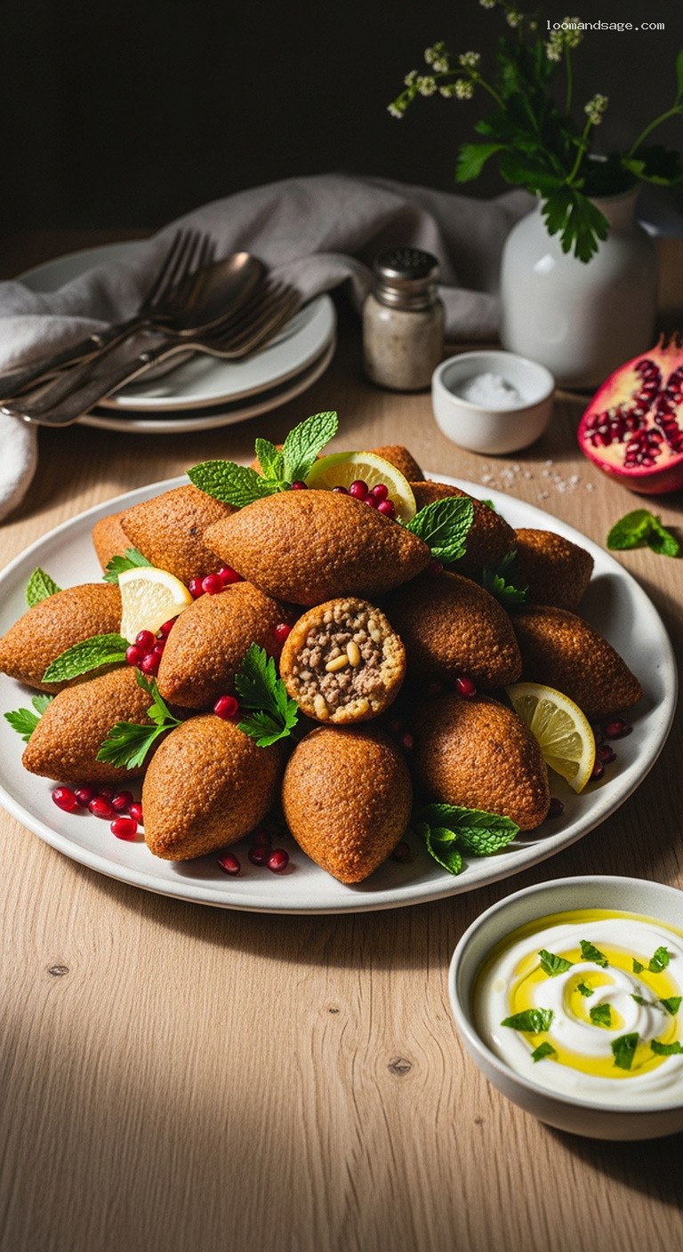 Levantine Kibbeh With Spiced Lamb and Pine Nuts