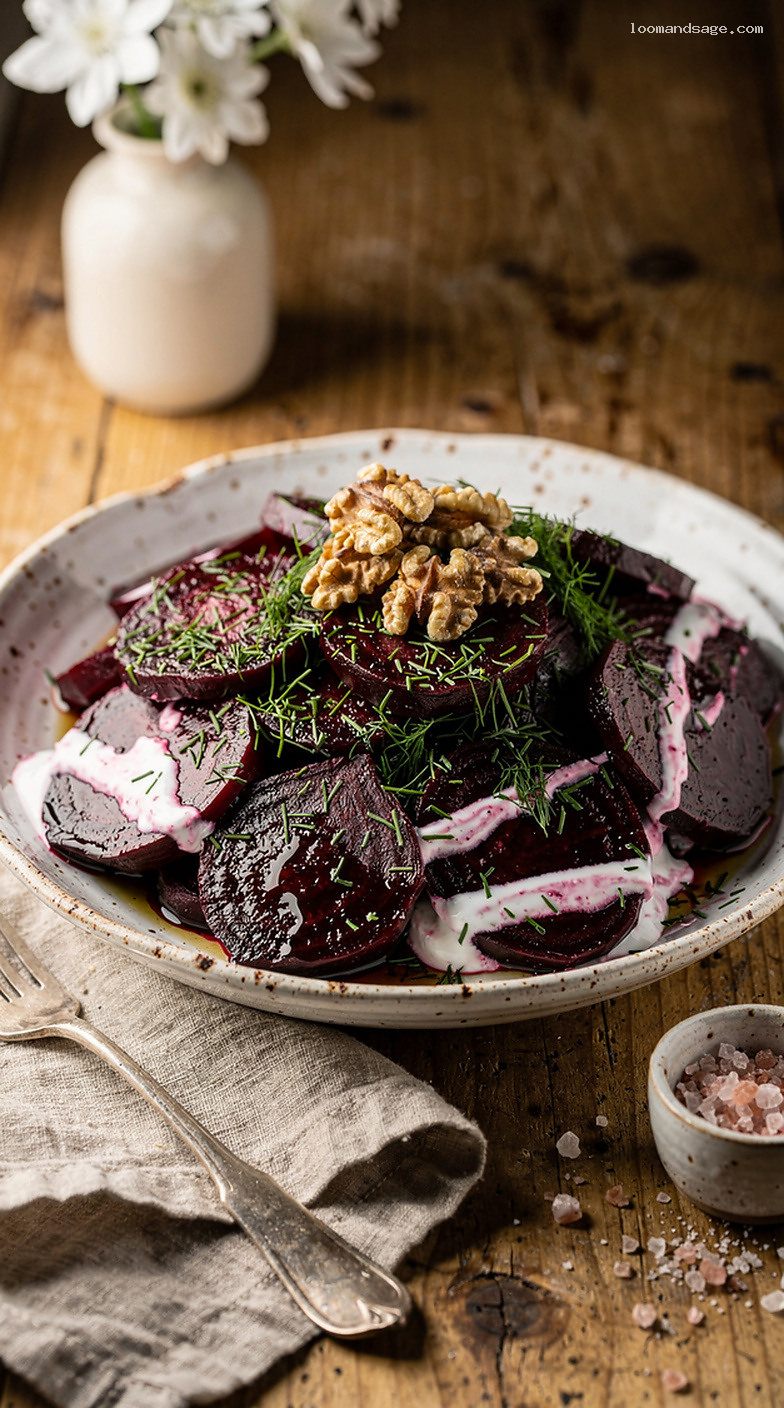 Pantzarosalata Greek Beetroot Salad With Olive Oil and Herbs