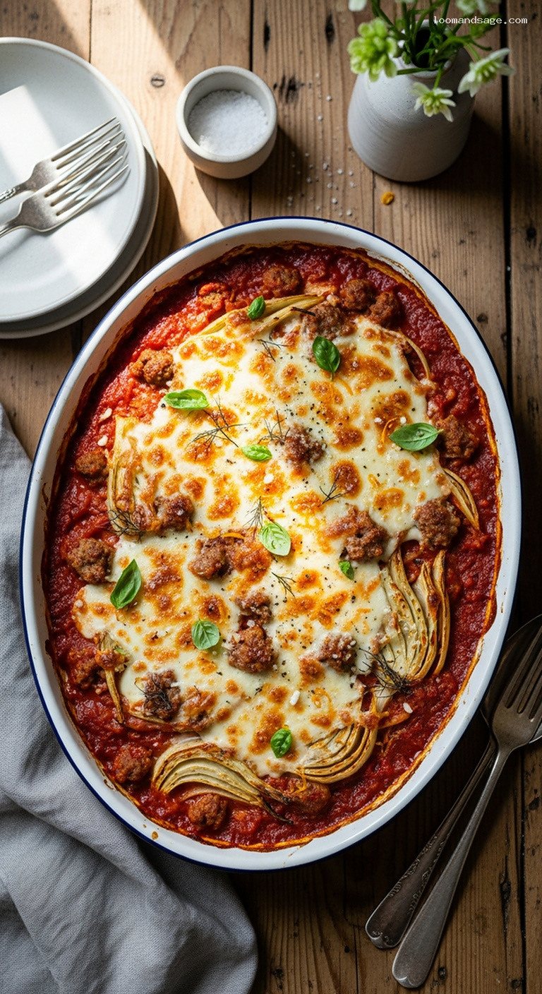 Roasted Fennel and Sausage Pizza with Orange Zest